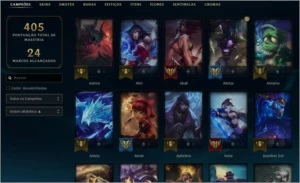 CONTA LOL LV 390 - League of Legends