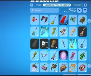 Conta Rara Fortnite | Pacote Kratos + Machado Leviatã + Lara