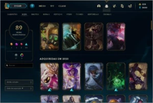 VENDO CONTA PLATINA NO LEAGUE OF LEGENDS LOL
