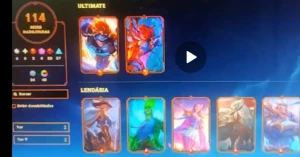 Conta lol platina várias últimates e mítica - League of Legends