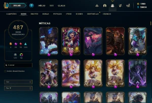Conta League of Legends +487 skins LOL