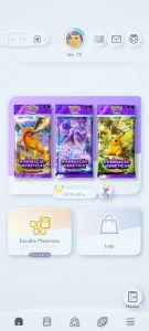 Conta do Pokémon TCGP Mobile Lev 12