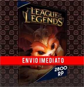League Of Legends Lol - Cartão 2800 Riot Points Rp Br Brasil