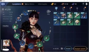 conta mir4 lvl 45 servidor SA74   47k de Poder