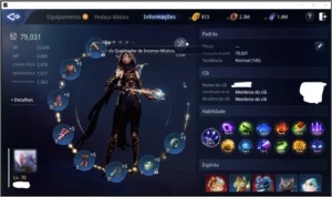 Conta Mir4, Lvl 70, 79k de power, 2 pet Epicos.