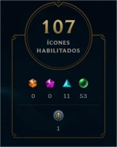 CONTA LOL DIAMANTE 1 - League of Legends