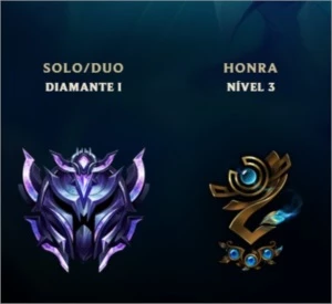 CONTA LOL DIAMANTE 1 - League of Legends