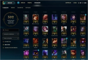 VENDO CONTA BORDA PLATINA 97 CAMPEÕES E 123 SKINS - League of Legends LOL