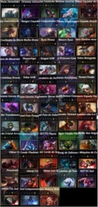 VENDO CONTA BORDA PLATINA 97 CAMPEÕES E 123 SKINS - League of Legends LOL