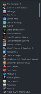 Conta Steam com varios jogos bons
