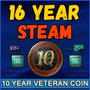 STEAM OLD 16 ANOS + MOEDAS 5 E 10 ANOS! O MELHOR DA DF GAMES