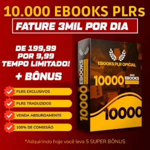 + de 10mil Ebooks PLR 🔥✅