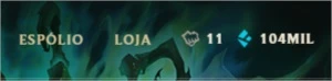 Conta (LOL) /Borda Platina III /134 skins/104 Essência azul/ - League of Legends