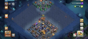 Vila Clash of Clash Cv 13 quase full - Clash of Clans