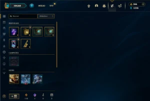 Unranked lv 26 com 35 Champs e 15 Skins + 3 Fragmentos - League of Legends LOL