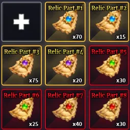 [🌟] 1-8 Relic Set - Sailor Piece - Roblox