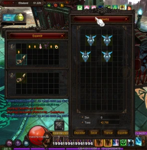 Megamu 4 Pedras Cold Marriage ( SET BLUE ) Mu online