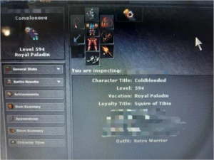 VENDO RP 590+ "ML 37" COM 15% DE LOYALTY + EK 267 FULL STORE - Tibia