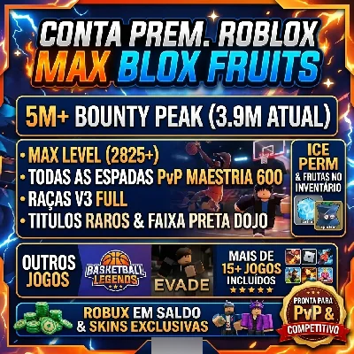 Oportunidade Única: Conta Roblox Endgame | Blox Fruits PvP R - Outros