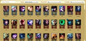 CONTA LEAGUE OF LEGENDS PLATINA 4 LOL