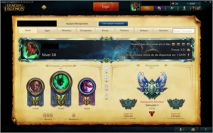 CONTA DIAMANTE 5 SEASON 6 - League of Legends LOL