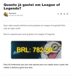 PROMO Conta LoL de 8 ANOS, Ouro em 2019,81 skins (23 legado) - League of Legends