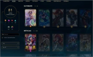 PROMO Conta LoL de 8 ANOS, Ouro em 2019,81 skins (23 legado) - League of Legends
