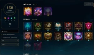 PROMO Conta LoL de 8 ANOS, Ouro em 2019,81 skins (23 legado) - League of Legends