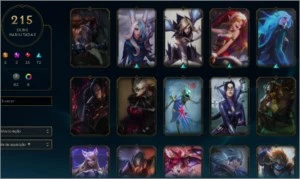 Conta de league of legends 162 skins LOL