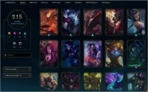 Conta de league of legends 162 skins LOL
