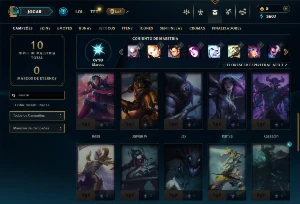 Conta Unranked com 35 Campeões e 6 Skins - League of Legends LOL