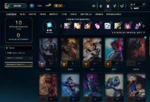 Conta Unranked com 35 Campeões e 6 Skins - League of Legends LOL
