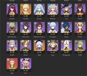 Conta AR 60, 100% explorada com HuTao c1 bis + Wanderer Bis - Genshin Impact