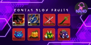 Conta De Blox Fruit Lv 1000 Com Mítica Aleatória No Inv - Roblox