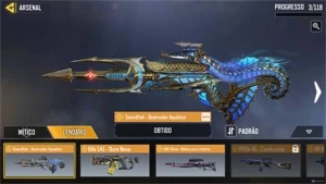 CONTA COD MOBILE - 3 LENDARIAS - 5 CAMUFLAGENS DIAMANTE - Call of Duty
