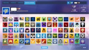 Conta Ouro no Overwatch Lvl 116 + skins de natal - Blizzard