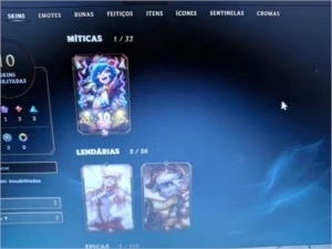 Conta Lol Gold IV 10 skins baratinha - League of Legends
