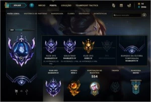 Conta PERFEITA para COMPRA! Dimante IV - League of Legends LOL