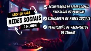 Recupero Sua Rede Social | Blindagem De Segurança