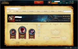 Conta League of Legends 68 champs e 12 skins LOL