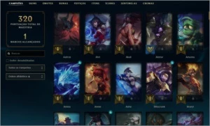 CONTA LOL MMR DIAMANTE NV204 QUASE TODOS OS CHAMPS 117 SKINS - League of Legends