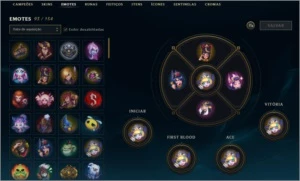 CONTA LOL MMR DIAMANTE NV204 QUASE TODOS OS CHAMPS 117 SKINS - League of Legends