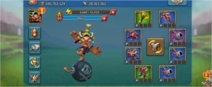 Lords Mobile 545M com elite.