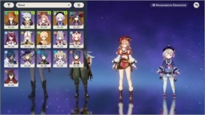 Ar 31 com Childe, Mona e Qiqi, com 27 dias de benção da lua - Genshin Impact