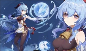 GENSHIN IMPACT CONTA COM GANYU, KEQING, QIQI, FISCHL, etc