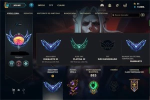 Conta lol D3 full +150k ea + 2400 el Todos personagens - League of Legends