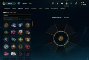 Ouro 4 com 40 Champs e 2 Skins - League of Legends LOL