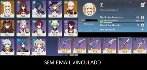 Conta reroll com Hutao+Kazuha - Genshin Impact