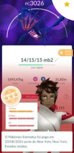 Conta de pokemon go level 45