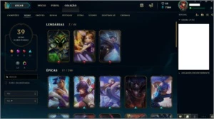 Conta lol gold 4 39 skins - League of Legends